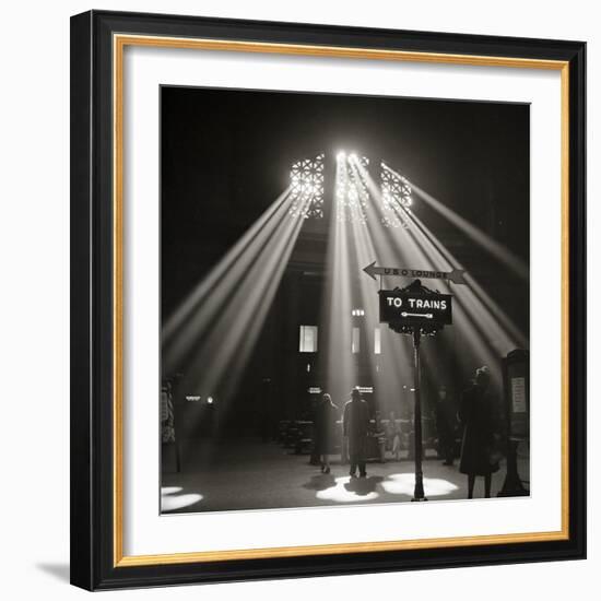 Waiting Room of the Union Station, Chicago-null-Framed Photographic Print