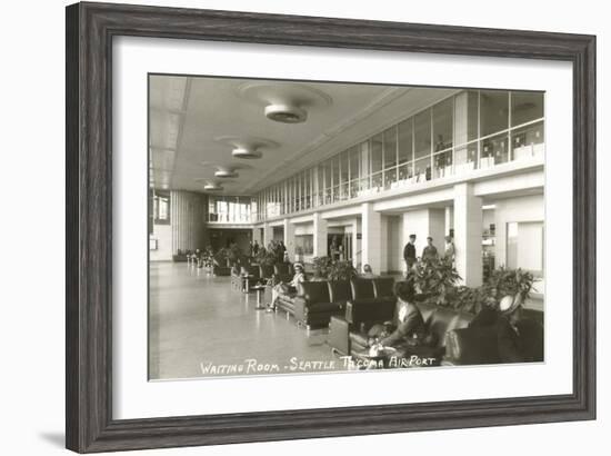 Waiting Room, Seattle-Tacoma Airport, Washington-null-Framed Art Print