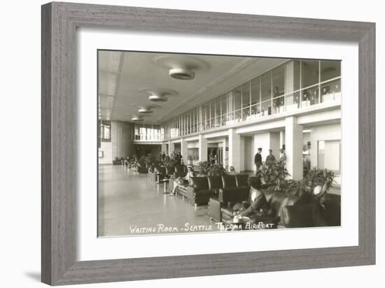 Waiting Room, Seattle-Tacoma Airport, Washington-null-Framed Art Print