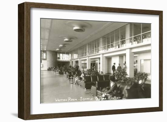 Waiting Room, Seattle-Tacoma Airport, Washington-null-Framed Art Print