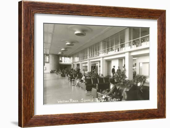 Waiting Room, Seattle-Tacoma Airport, Washington-null-Framed Art Print