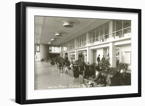 Waiting Room, Seattle-Tacoma Airport, Washington-null-Framed Art Print