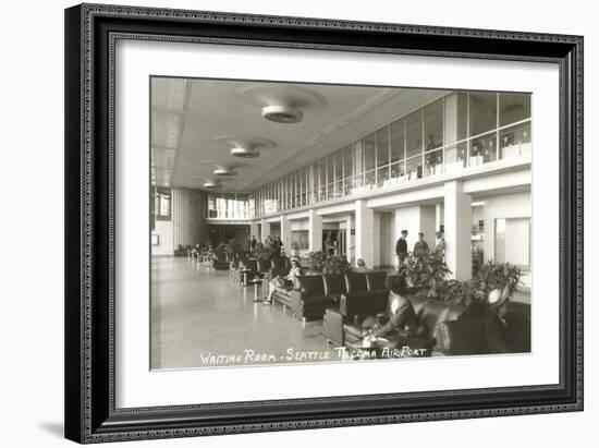 Waiting Room, Seattle-Tacoma Airport, Washington-null-Framed Art Print