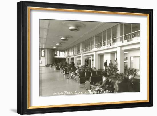 Waiting Room, Seattle-Tacoma Airport, Washington-null-Framed Art Print