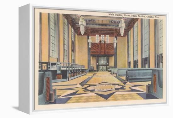 Waiting Room, Union Station, Omaha, Nebraska-null-Framed Stretched Canvas