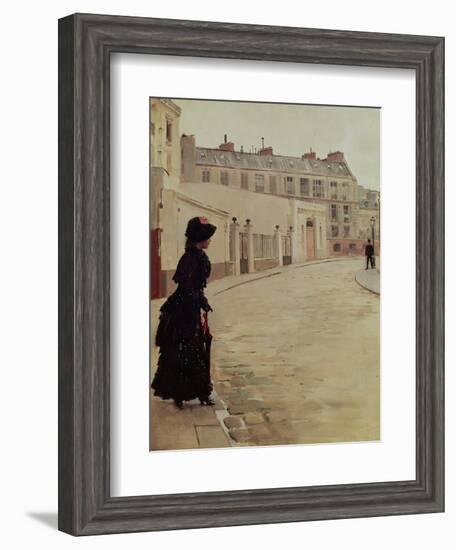 Waiting, Rue de Chateaubriand, Paris-Jean Béraud-Framed Giclee Print