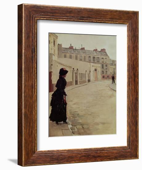 Waiting, Rue de Chateaubriand, Paris-Jean Béraud-Framed Giclee Print