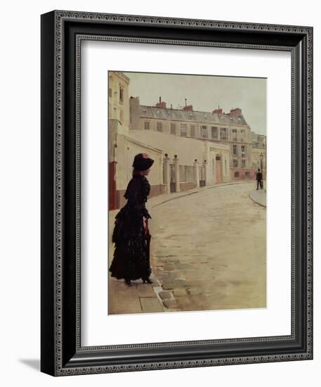 Waiting, Rue de Chateaubriand, Paris-Jean Béraud-Framed Giclee Print