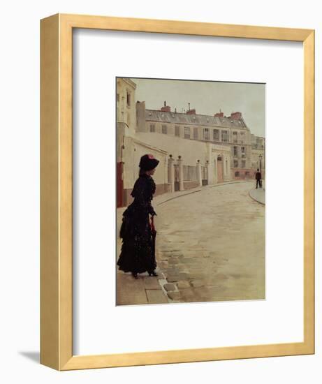Waiting, Rue de Chateaubriand, Paris-Jean Béraud-Framed Premium Giclee Print