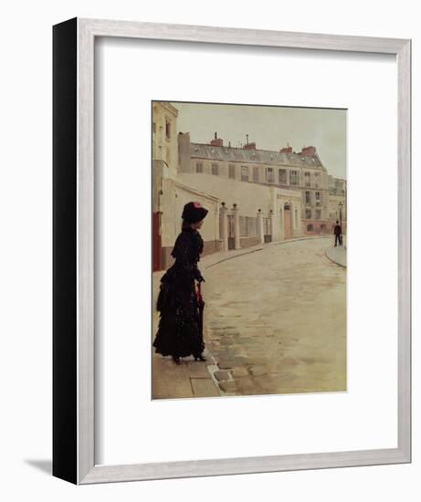 Waiting, Rue de Chateaubriand, Paris-Jean Béraud-Framed Premium Giclee Print