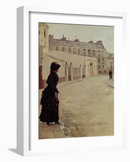 Waiting, Rue de Chateaubriand, Paris-Jean Béraud-Framed Giclee Print