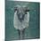 Waiting Sheep, 2000-Peter Wilson-Mounted Giclee Print