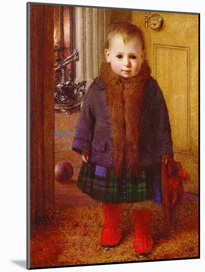 Waiting to Go Out-James Ward-Mounted Giclee Print