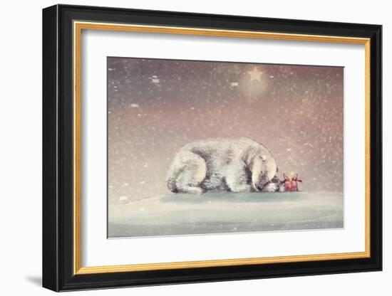 Waiting-Claire Westwood-Framed Art Print