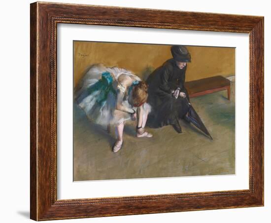 Waiting-Edgar Degas-Framed Giclee Print