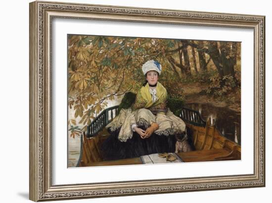 Waiting-James Jacques Joseph Tissot-Framed Giclee Print