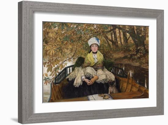 Waiting-James Jacques Joseph Tissot-Framed Giclee Print