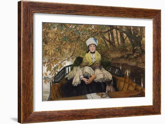 Waiting-James Jacques Joseph Tissot-Framed Giclee Print