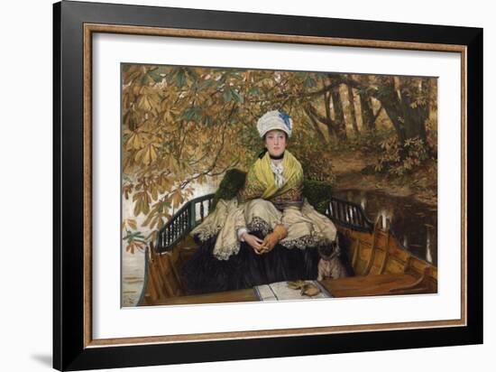 Waiting-James Jacques Joseph Tissot-Framed Giclee Print