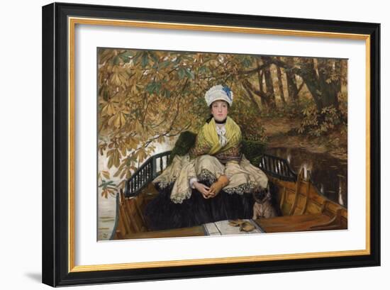 Waiting-James Jacques Joseph Tissot-Framed Giclee Print