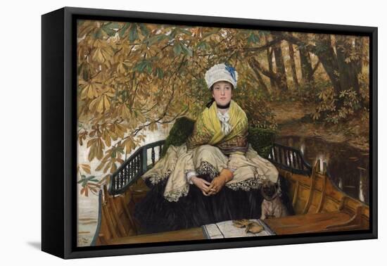 Waiting-James Jacques Joseph Tissot-Framed Premier Image Canvas