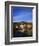 Waits River, View of Church and Barn in Autumn, Northeast Kingdom, Vermont, USA-Walter Bibikow-Framed Photographic Print