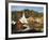 Waits River, View of Church and Barn, Northeast Kingdom, Vermont, USA-Walter Bibikow-Framed Photographic Print