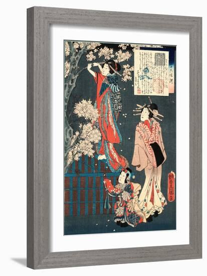 Wakamurasaki No Hanashi-Utagawa Toyokuni-Framed Giclee Print