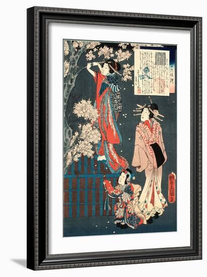 Wakamurasaki No Hanashi-Utagawa Toyokuni-Framed Giclee Print