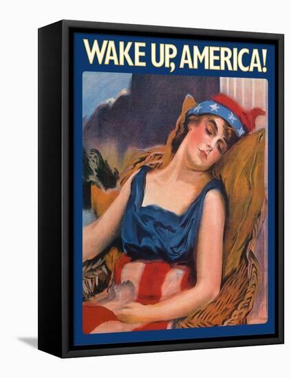 Wake Up America!, c.1917-James Montgomery Flagg-Framed Premier Image Canvas