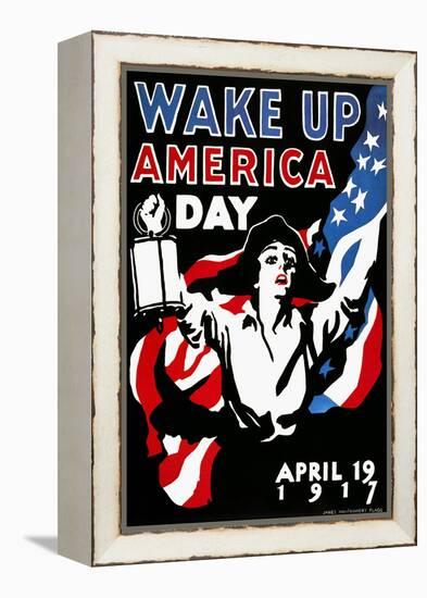 Wake Up America Day, 1917-James Montgomery Flagg-Framed Premier Image Canvas