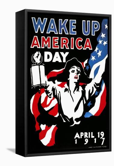 Wake Up America Day, 1917-James Montgomery Flagg-Framed Premier Image Canvas