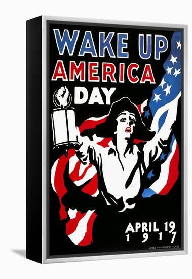 Wake Up America Day, 1917-James Montgomery Flagg-Framed Premier Image Canvas