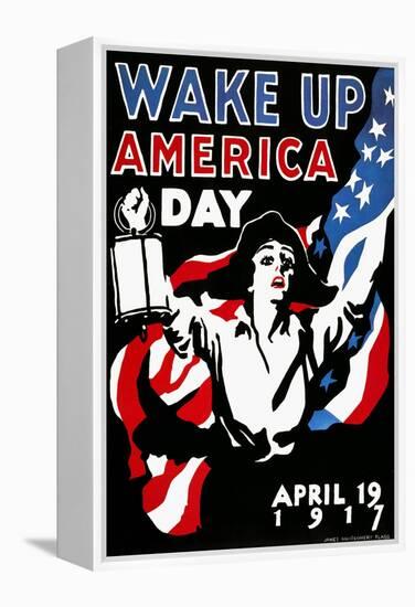 Wake Up America Day, 1917-James Montgomery Flagg-Framed Premier Image Canvas