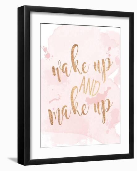 Wake Up And Make Up-Anna Quach-Framed Art Print