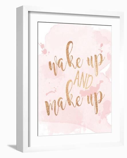 Wake Up And Make Up-Anna Quach-Framed Art Print