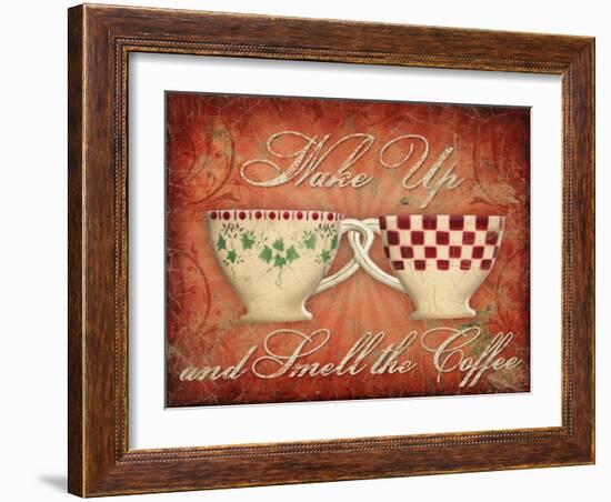 Wake Up and Smell the Coffee-Kate Ward Thacker-Framed Giclee Print