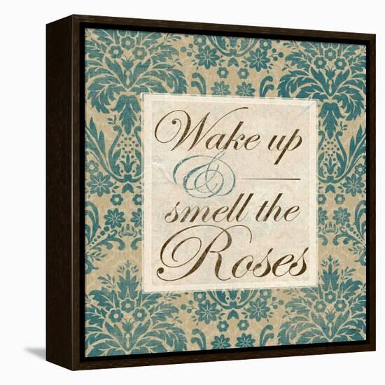 Wake Up and Smell the Roses-Elizabeth Medley-Framed Stretched Canvas