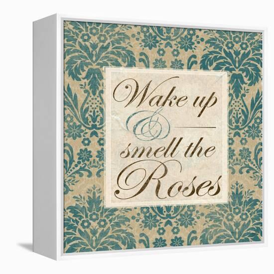 Wake Up and Smell the Roses-Elizabeth Medley-Framed Stretched Canvas