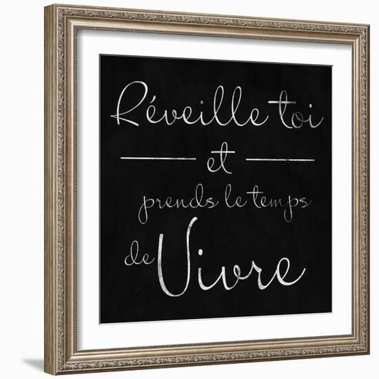 Wake Up (French)-Sd Graphics Studio-Framed Art Print