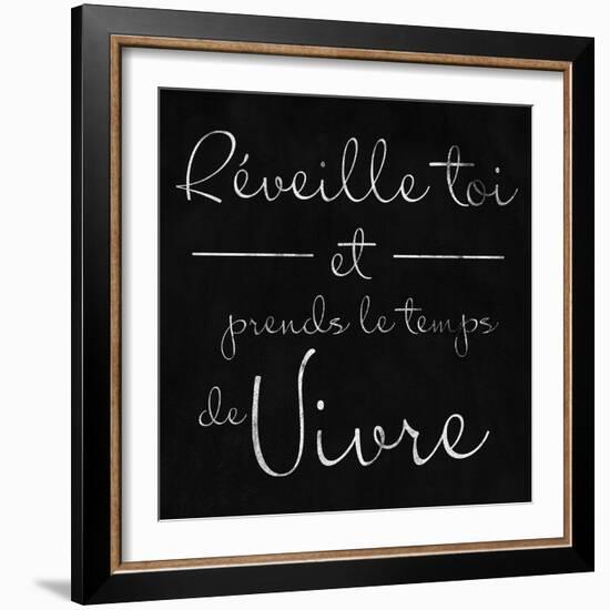 Wake Up (French)-Sd Graphics Studio-Framed Art Print