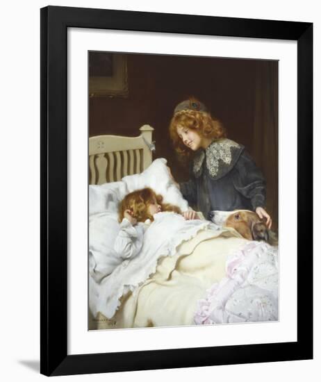 Wake Up! It's Christmas Morning!-Arthur Elsley-Framed Premium Giclee Print