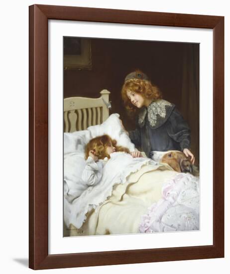 Wake Up! It's Christmas Morning!-Arthur Elsley-Framed Premium Giclee Print