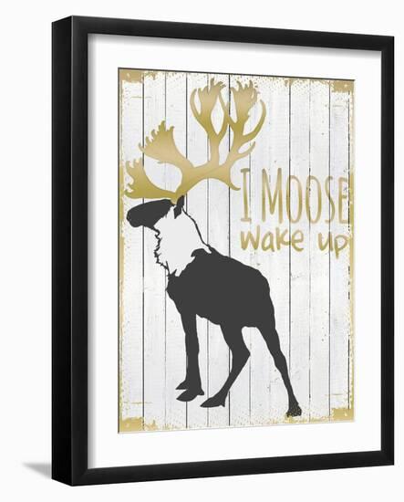 Wake Up Moose-null-Framed Giclee Print
