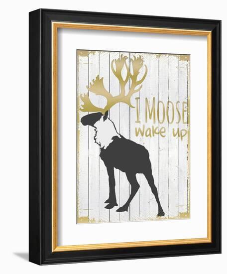 Wake Up Moose-null-Framed Giclee Print