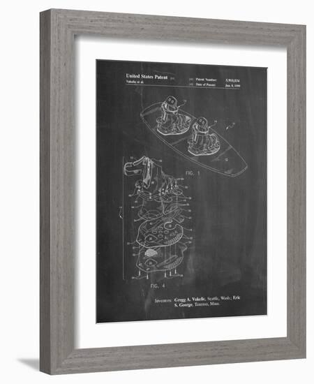 Wakeboard Patent-Cole Borders-Framed Art Print