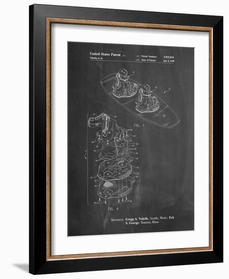 Wakeboard Patent-Cole Borders-Framed Art Print