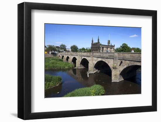Wakefield Bridge and the Chantry Chapel-Mark Sunderland-Framed Photographic Print