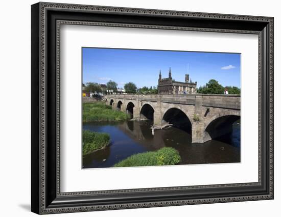 Wakefield Bridge and the Chantry Chapel-Mark Sunderland-Framed Photographic Print