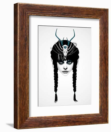 Wakeful Warrior-Ruben Ireland-Framed Art Print